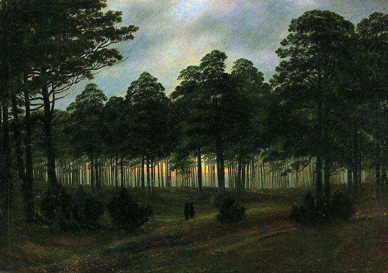 Der Abend, Caspar David Friedrich